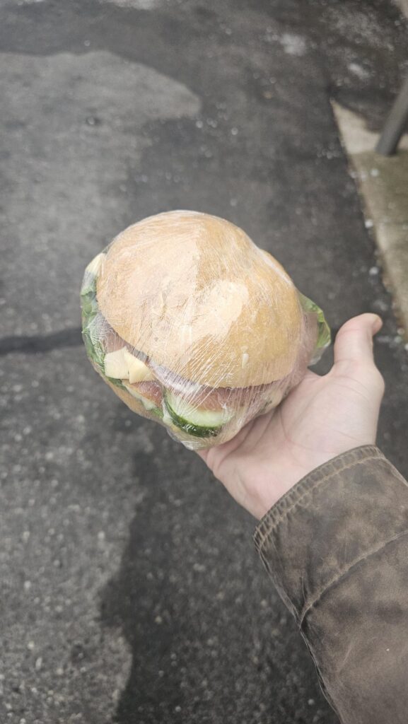 Salami and cheese from the local Polish deli. 7 bucks Salami and cheese from the local Polish deli. 7 bucks