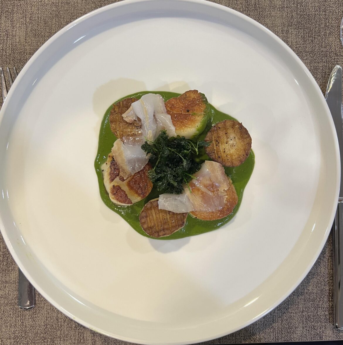 Faux Scallop & Parsley Duo