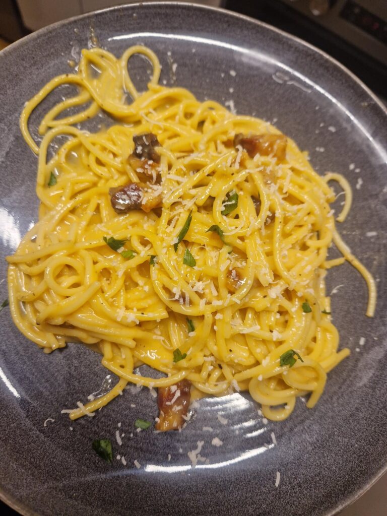 Authentic carbonara