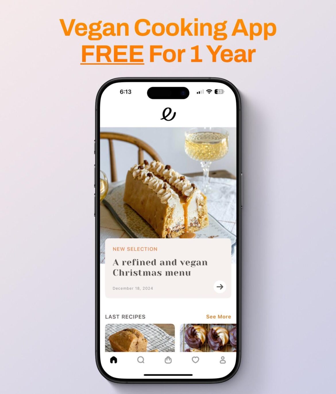 🎄 FREE 1-Year Access to Premium Vegan Recipes iOS App - Holiday Gift! (iOS)