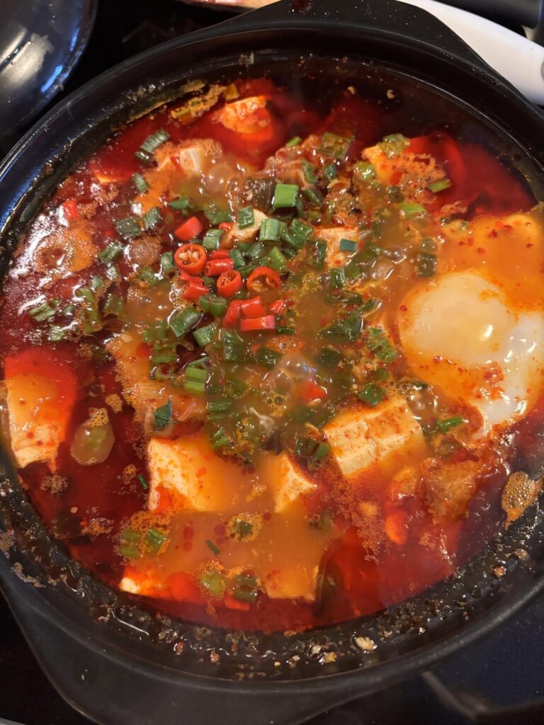 김치순두부찌개