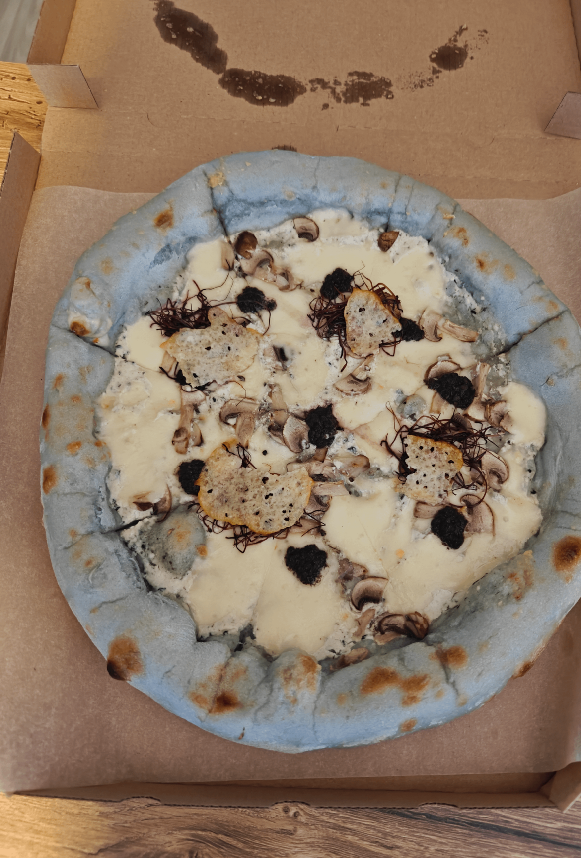 Blue pizza (yay or nay?)