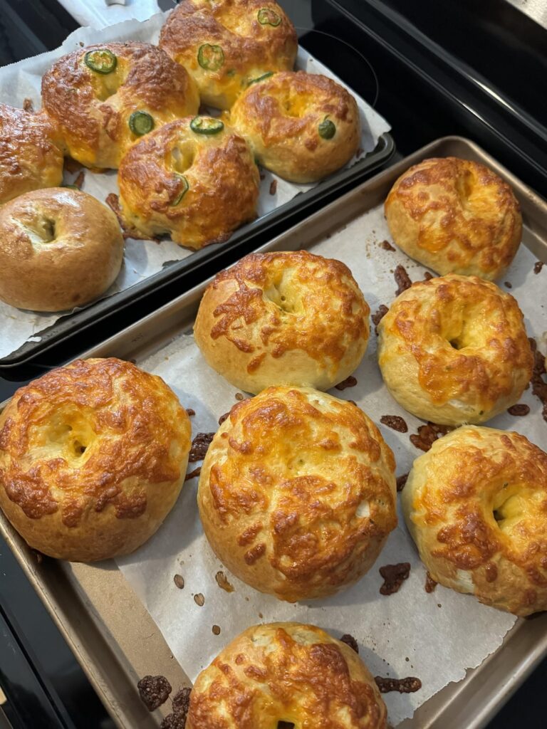 I’ve been obsessed with making bagels lately