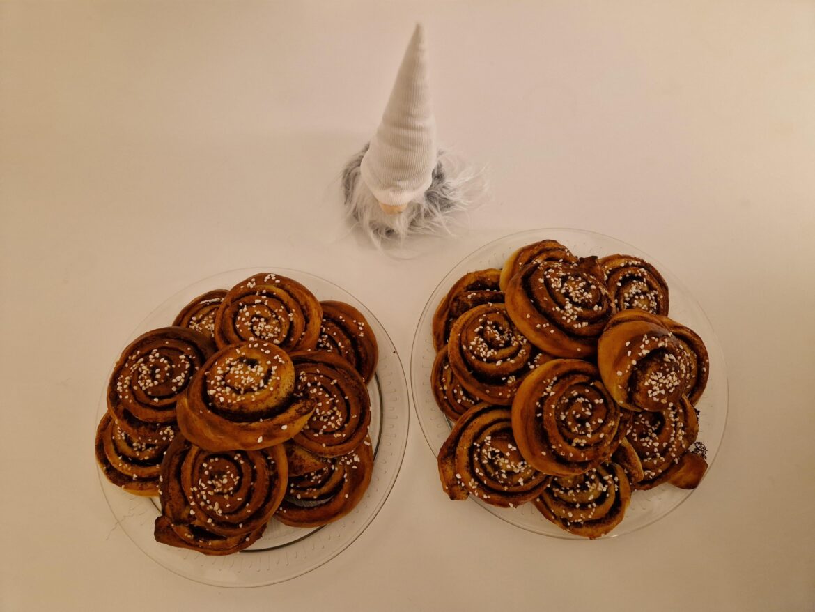 Kanelbullar (cinnamon buns)