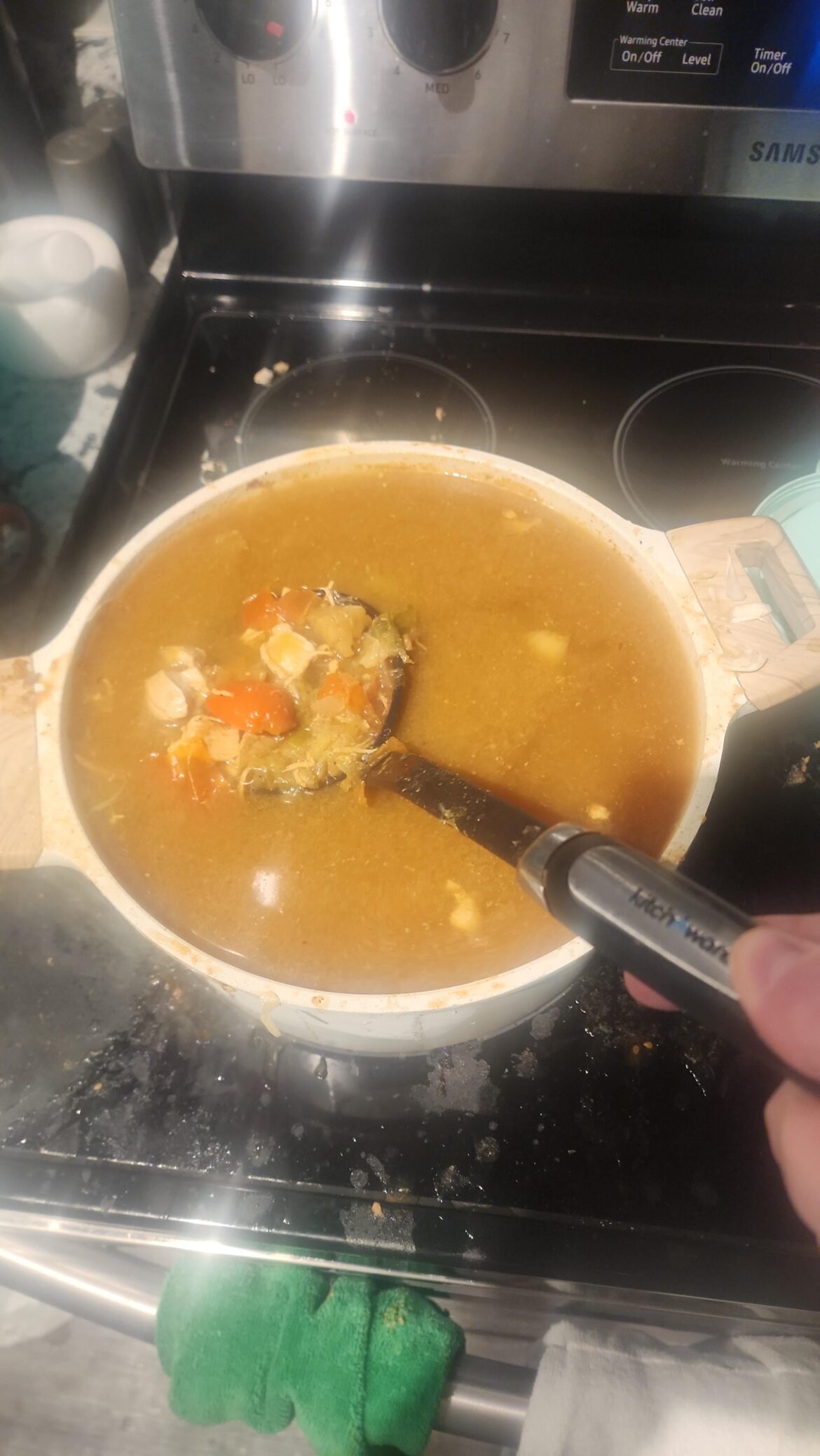 Weightloss chicken soup (see ingredients)