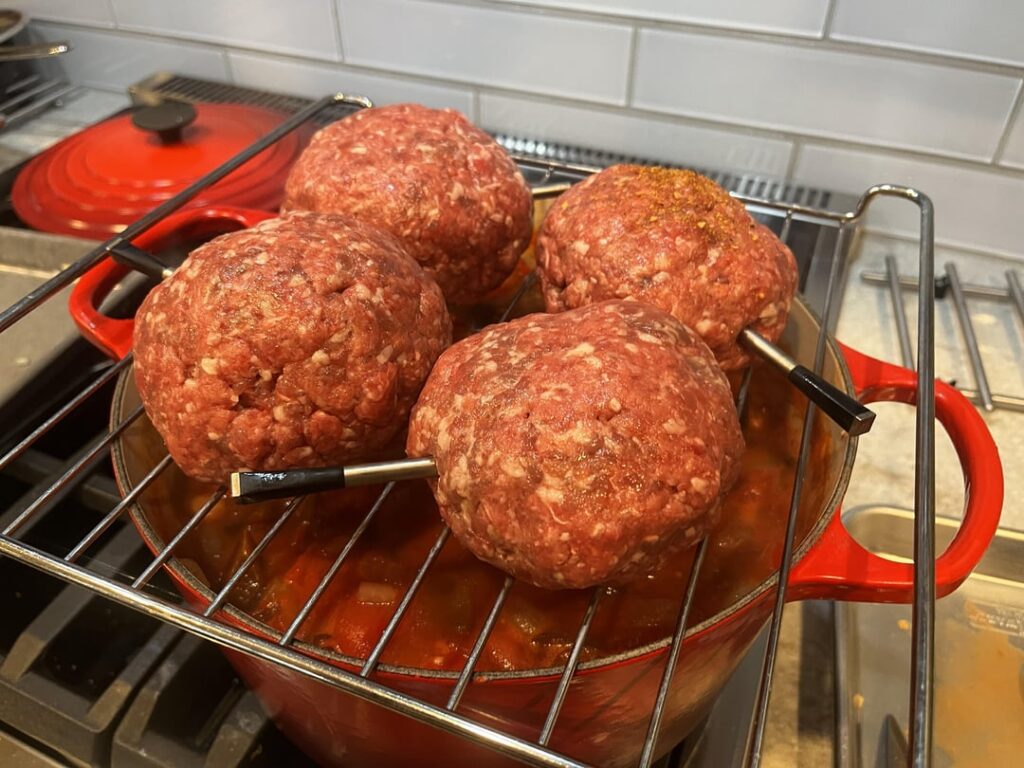 Chili on a chilly night.