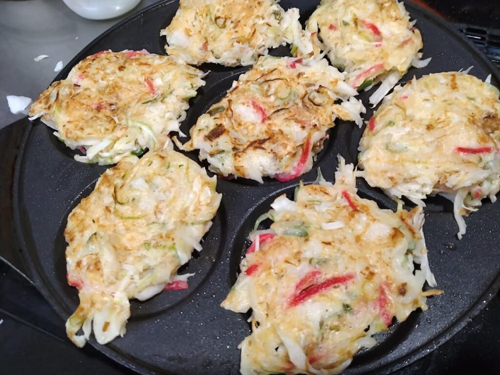 Kenji's Okonomiyaki is delicious!