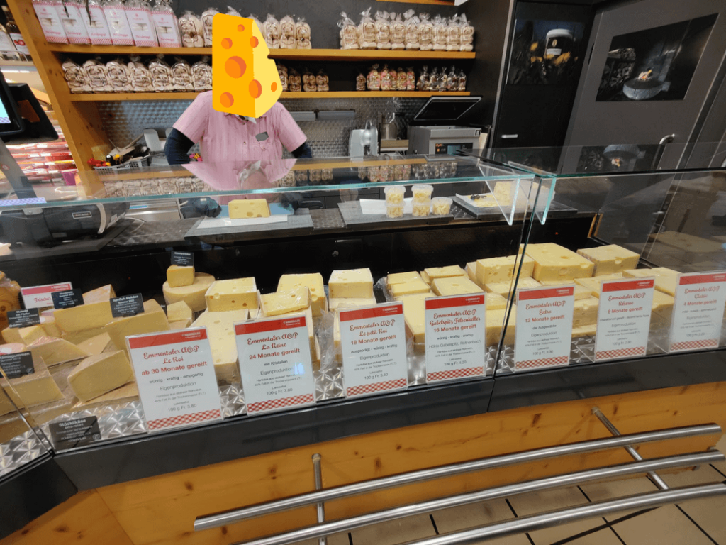 Went to the place where they produce original Emmentaler AOP cheese in the Emmen Valley, Switzerland