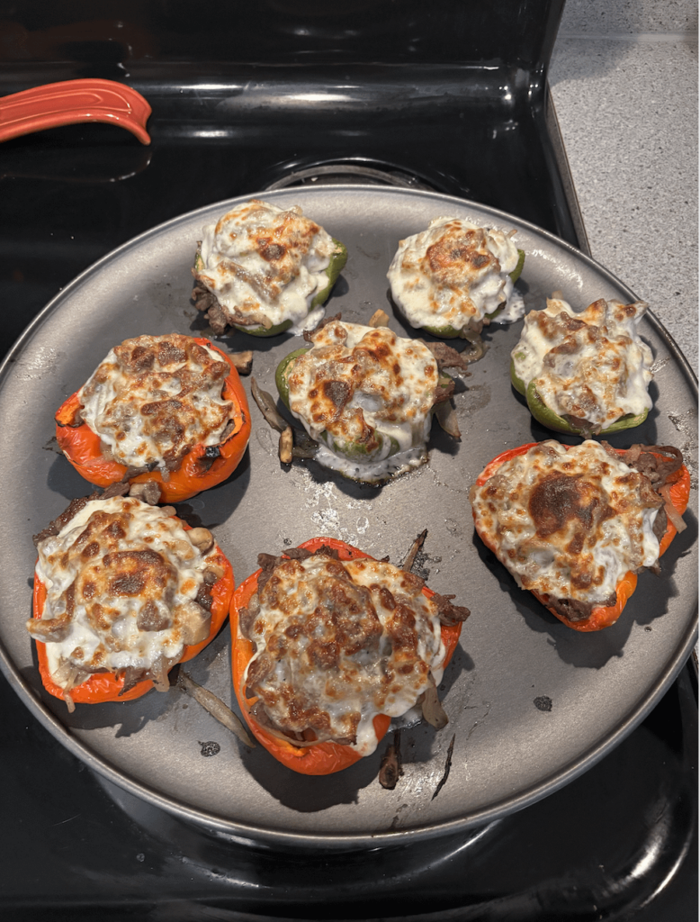 Philly Cheesesteak Stuffed Peppers