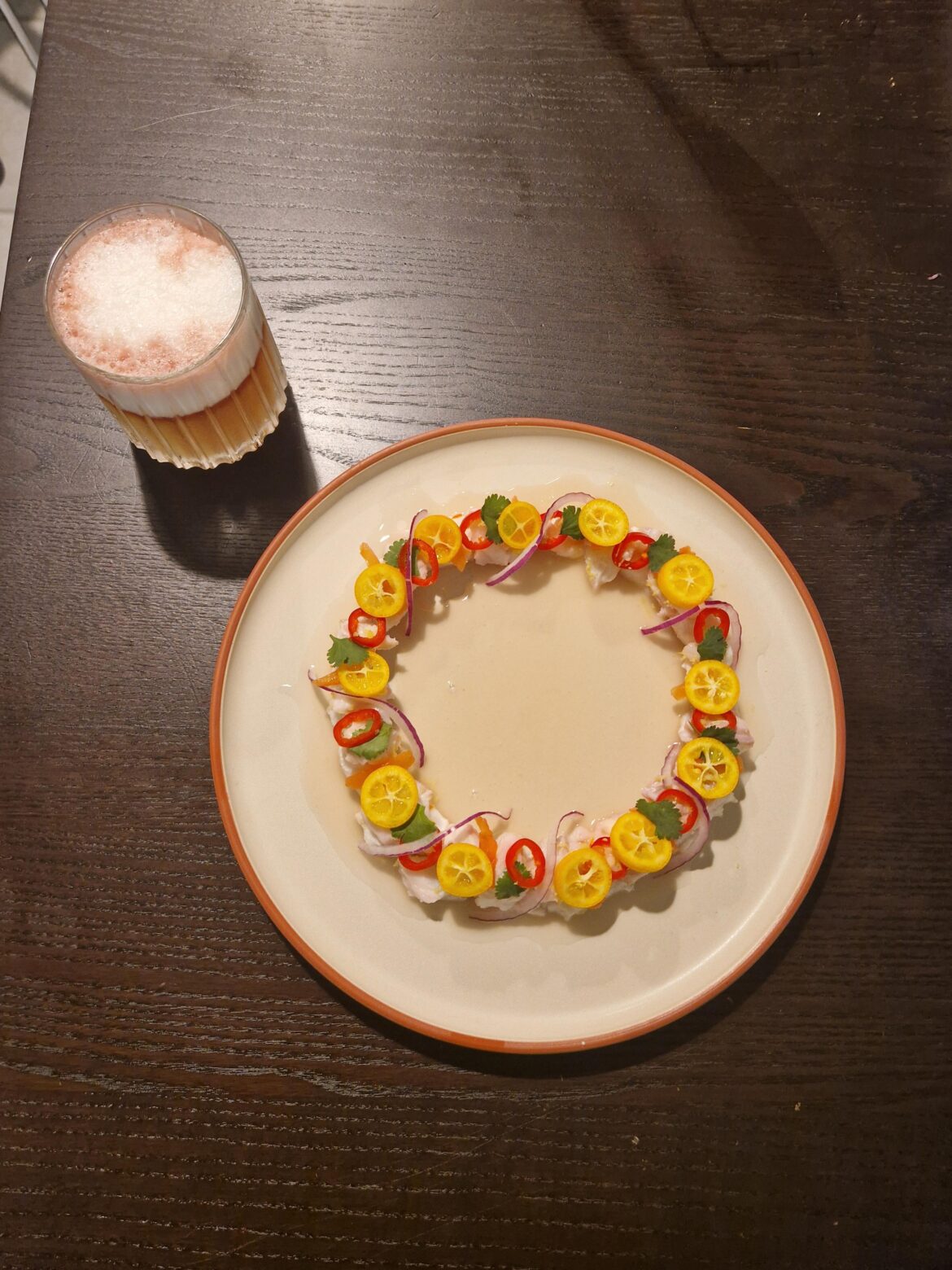 Ceviche + Continental Sour