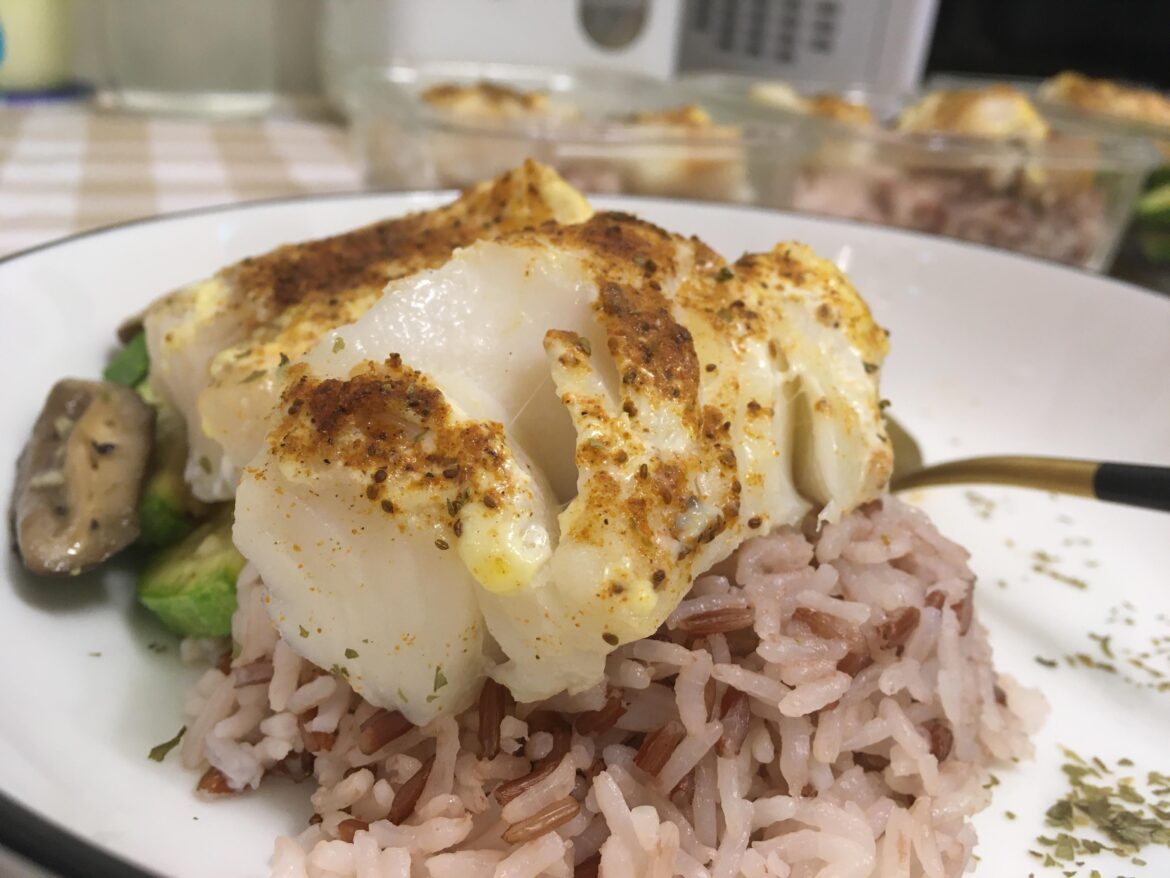 Old Bay and Mayo Crusted Cod