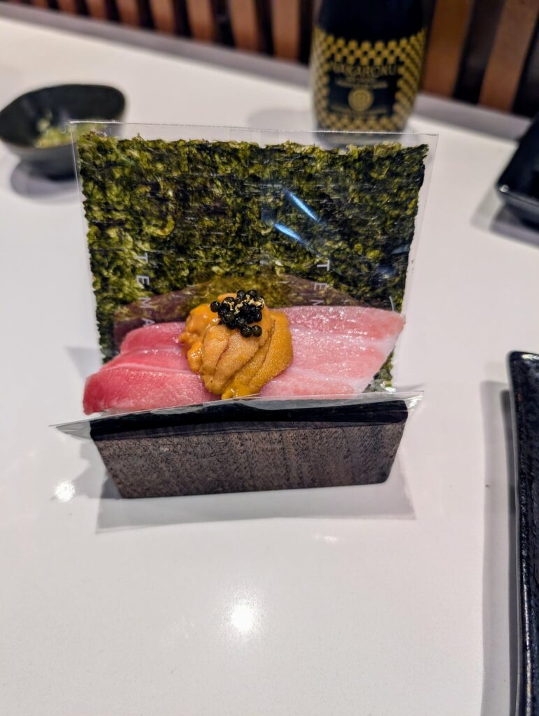 Various hand rolls from Temaki Bar, San Jose, Ca Various hand rolls from Temaki Bar, San Jose, Ca