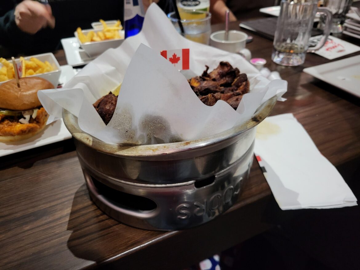 My dry ribs came in a keg