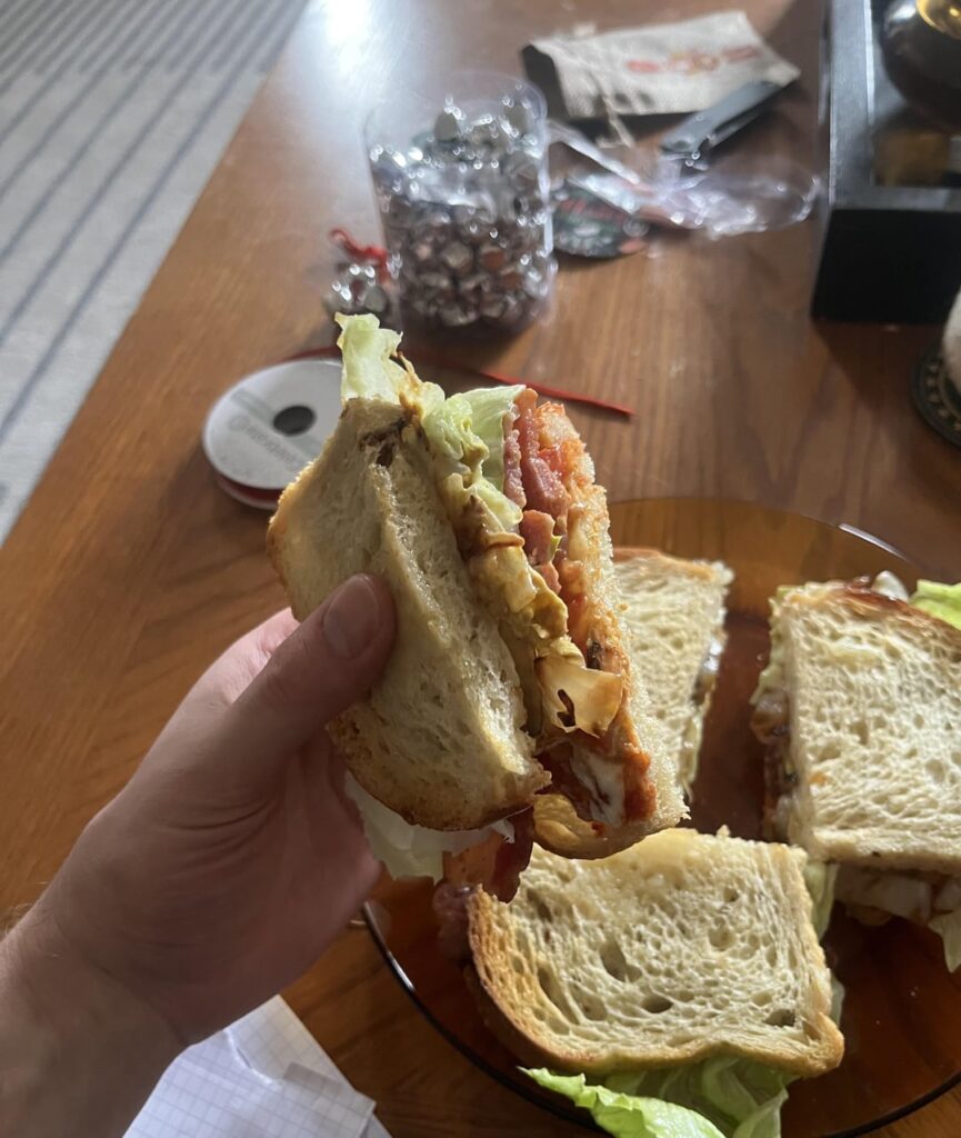 Some saucey BLTs I made this afternoon