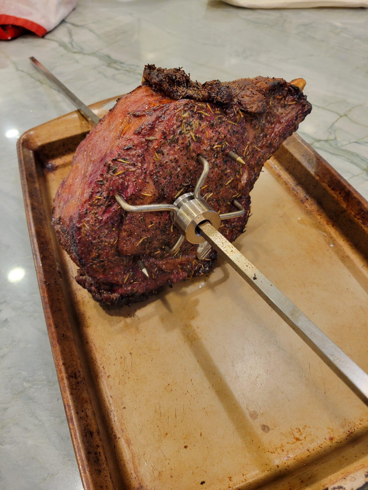 Joetisserie prime rib