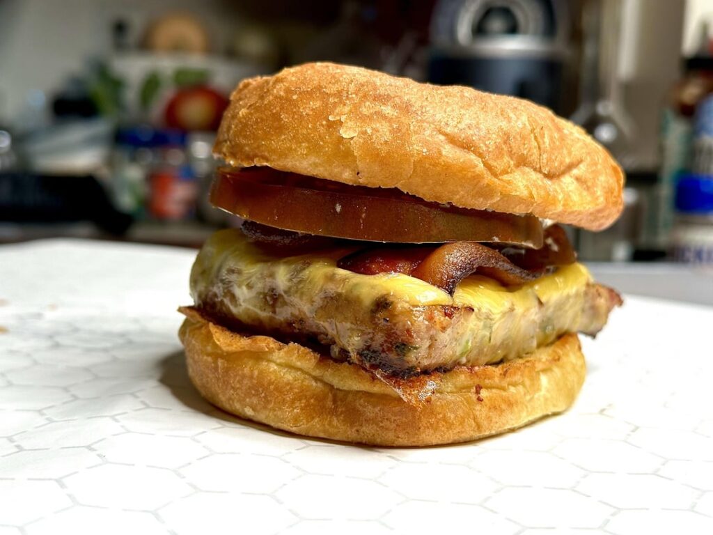 Turkey meatloaf sandwich