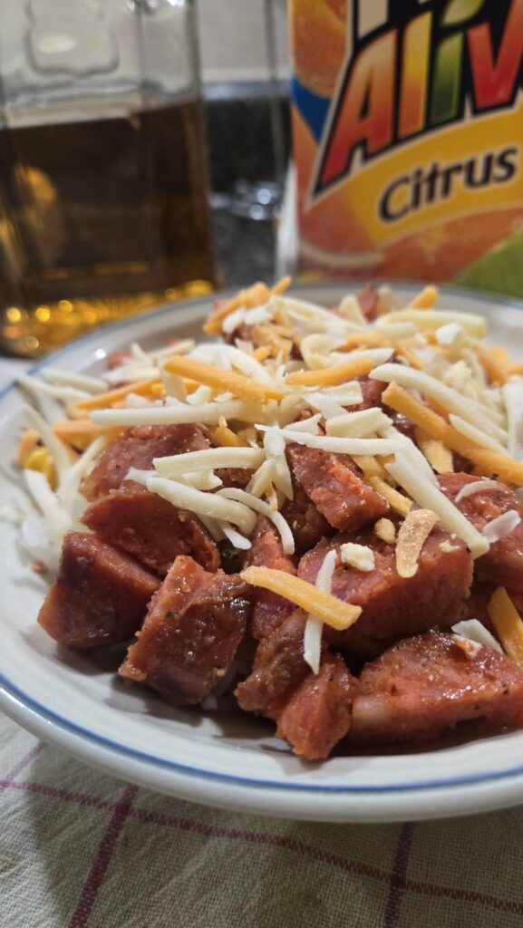 Brandy OJ & leftover longanisa