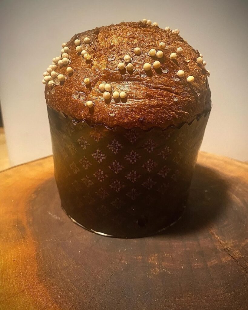 100%sourdough. Panettone