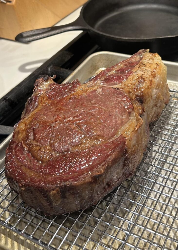 69 day dry aged Prime Ribeye