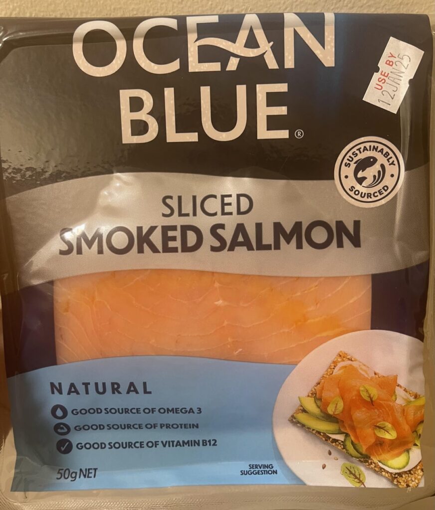 WHY do people always refer to salmon as a "high cal" food? This entire 50g packet of smoked salmon is just 80kcal.