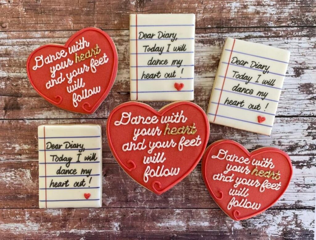 Dance school cookies