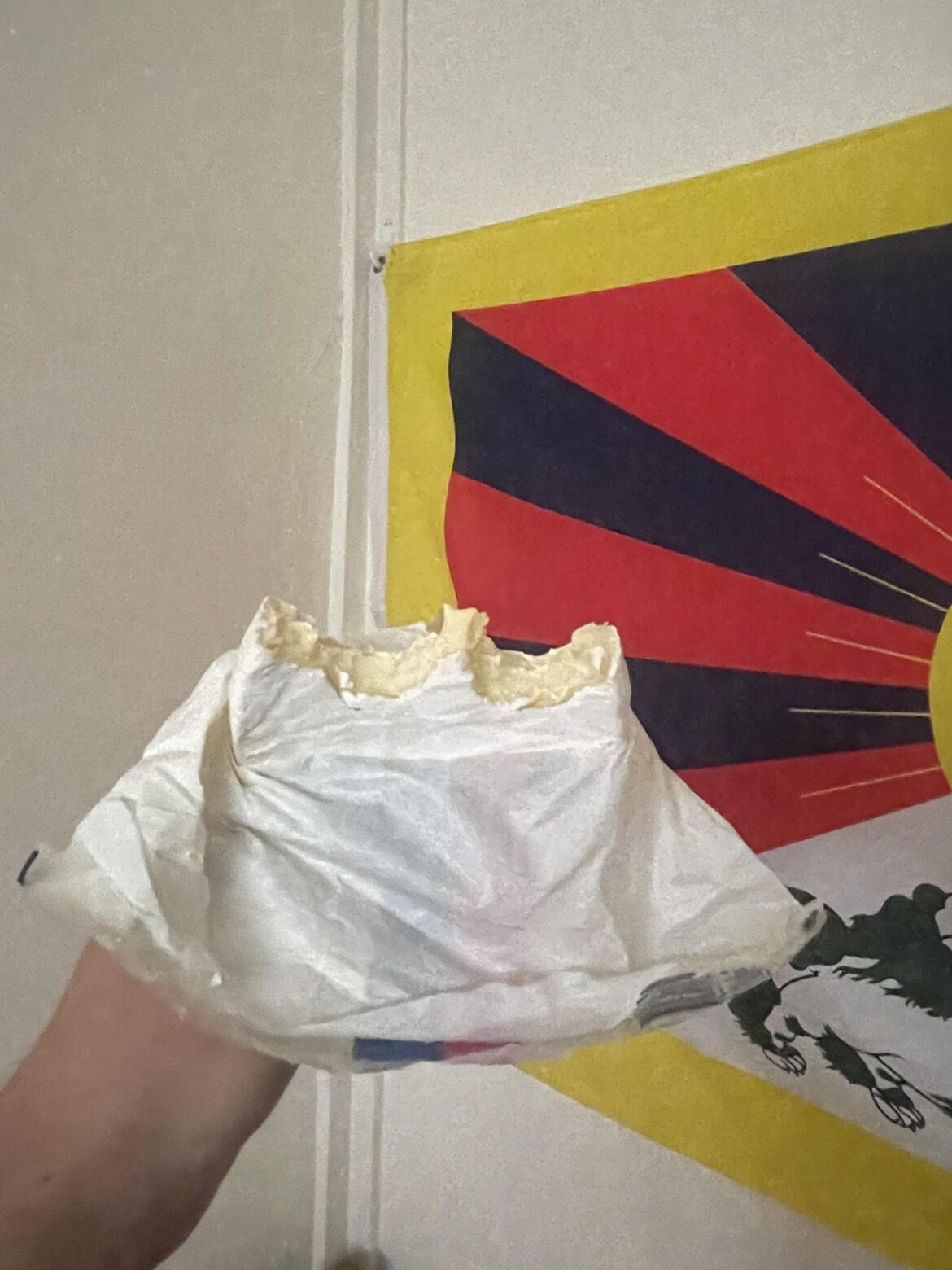 Eating my Camembert like apple