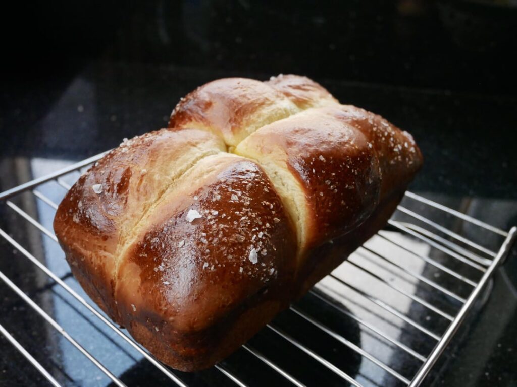 Brioche bread to test out my stand mixer