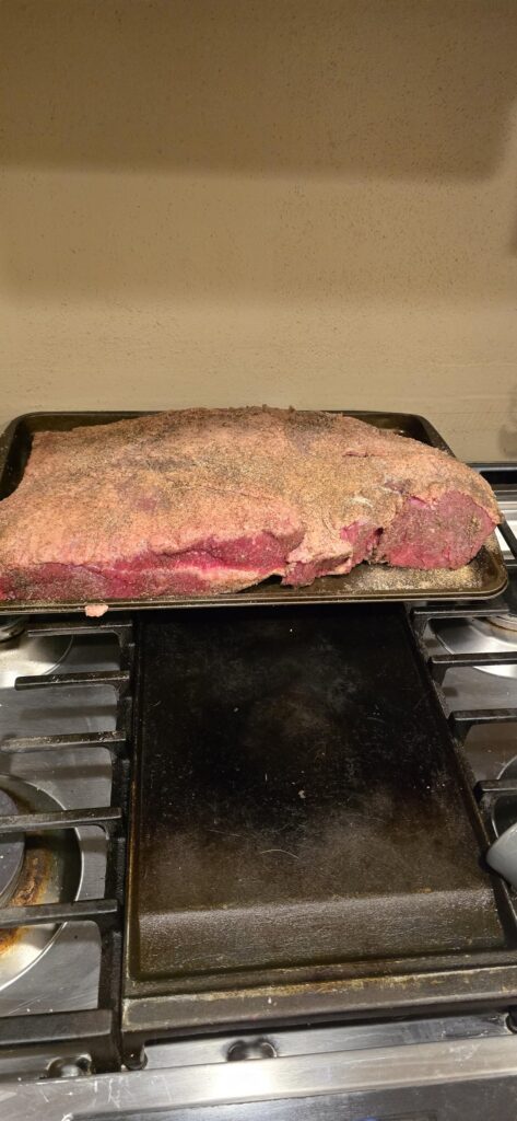 First Brisket on Trager