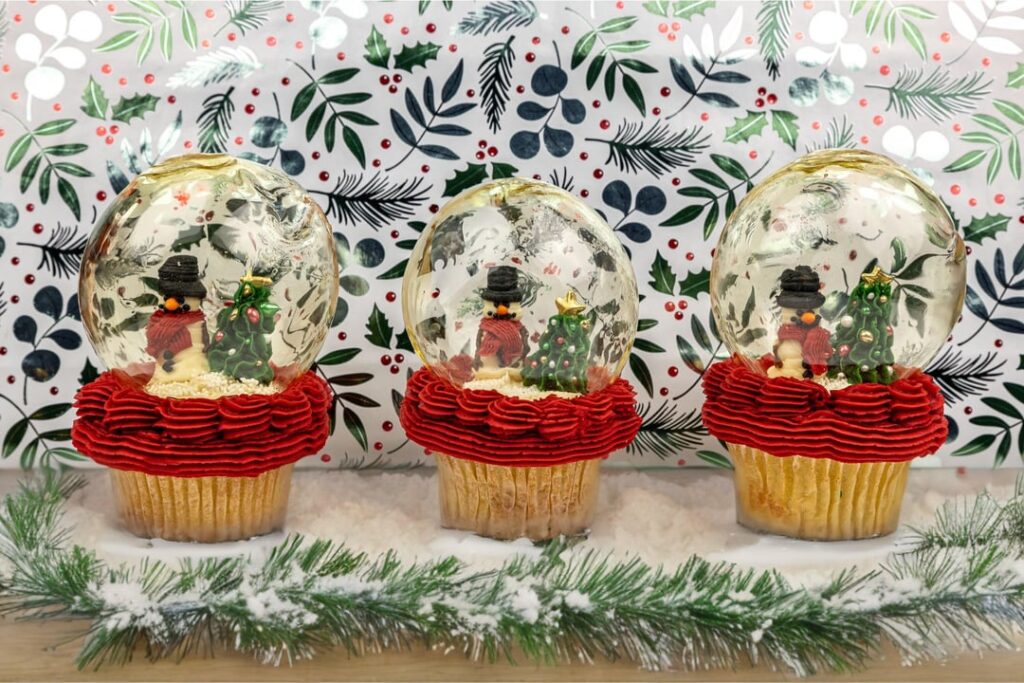 My full Christmas cupcake series with snow globes! You guys have been so kind and encouraging. Thank you!