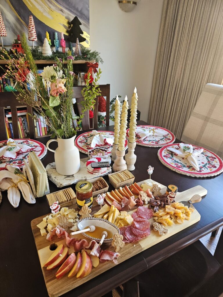 Made a board to welcome my parents for the holidays