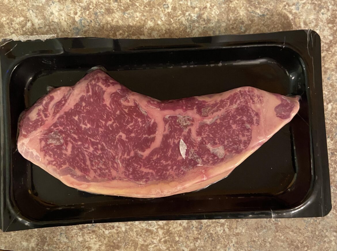 To sous or sear? That is the question, NY strip wagyu
