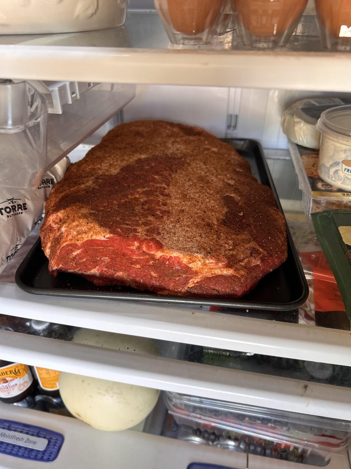 Big ole brisket for Xmas lunch
