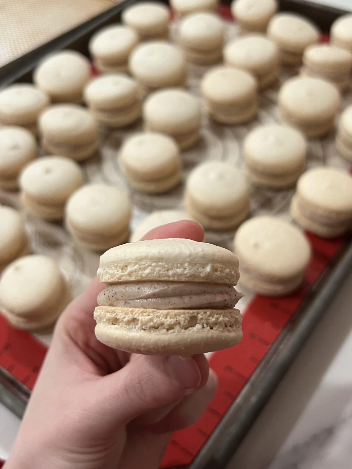 My first time making macarons
