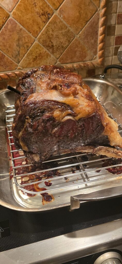 Prime rib! Came out nice.