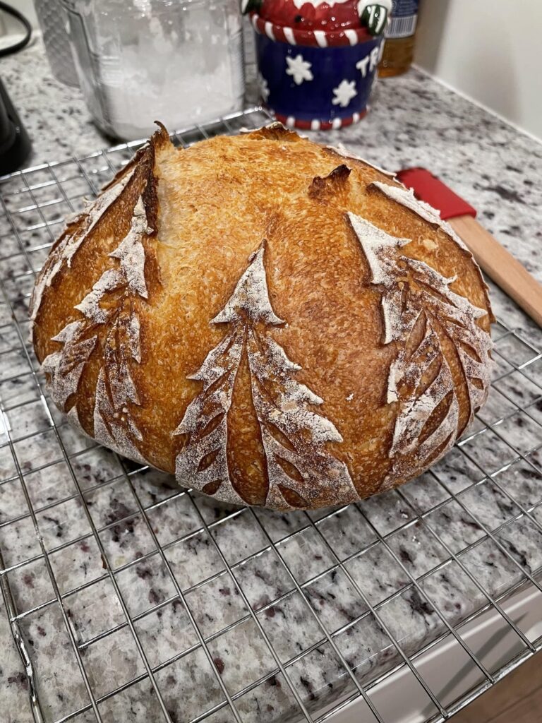 Christmas tree loaf!