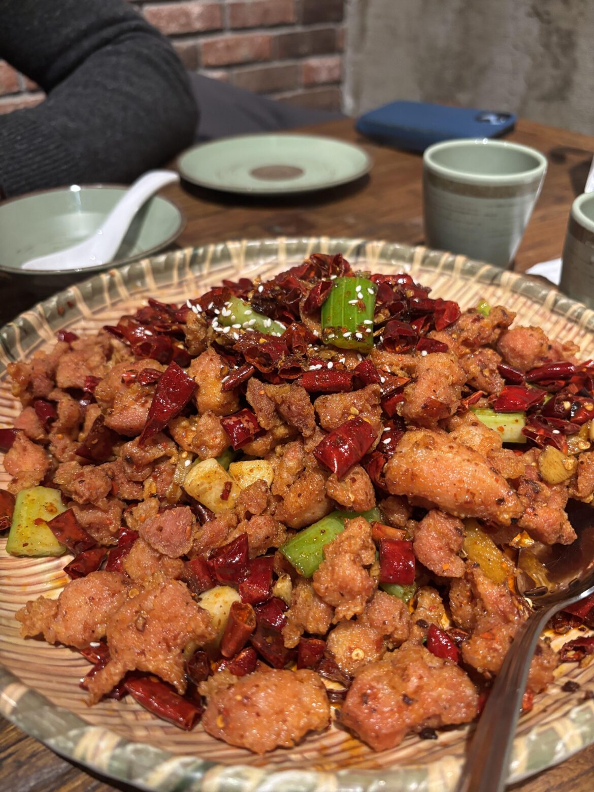 Szechuan chilli chicken from Cheng Du (Beverley & Dundas)