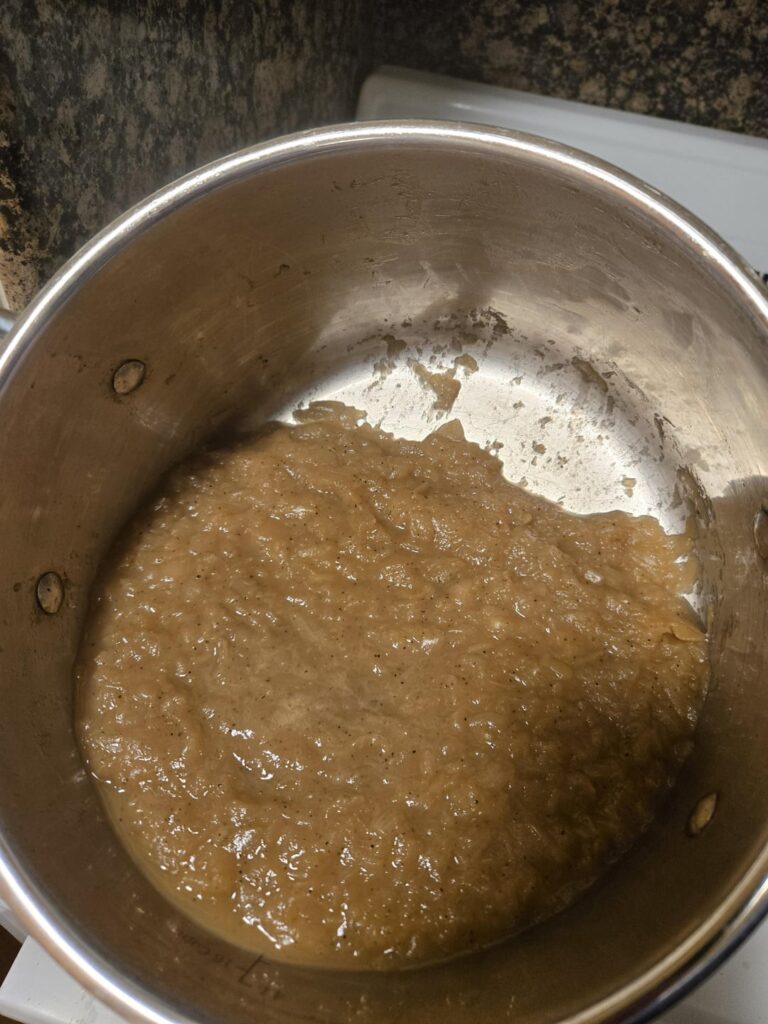 Finished my paste/jam/whatever these 9+ hour onions on low heat are.