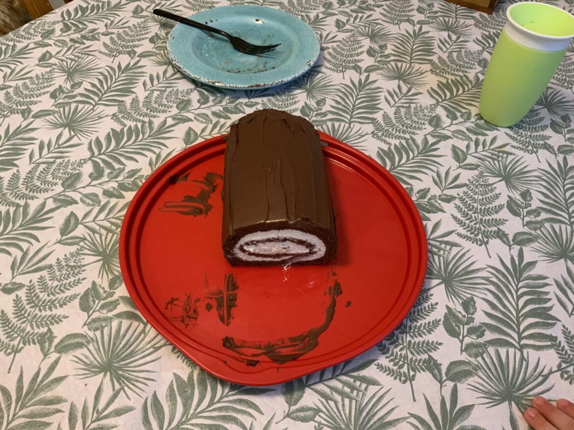 Keto Yule log