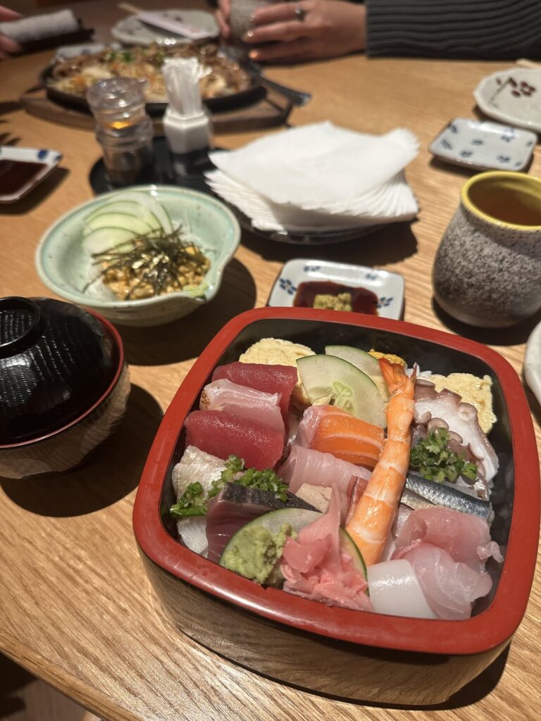 Last night’s spread