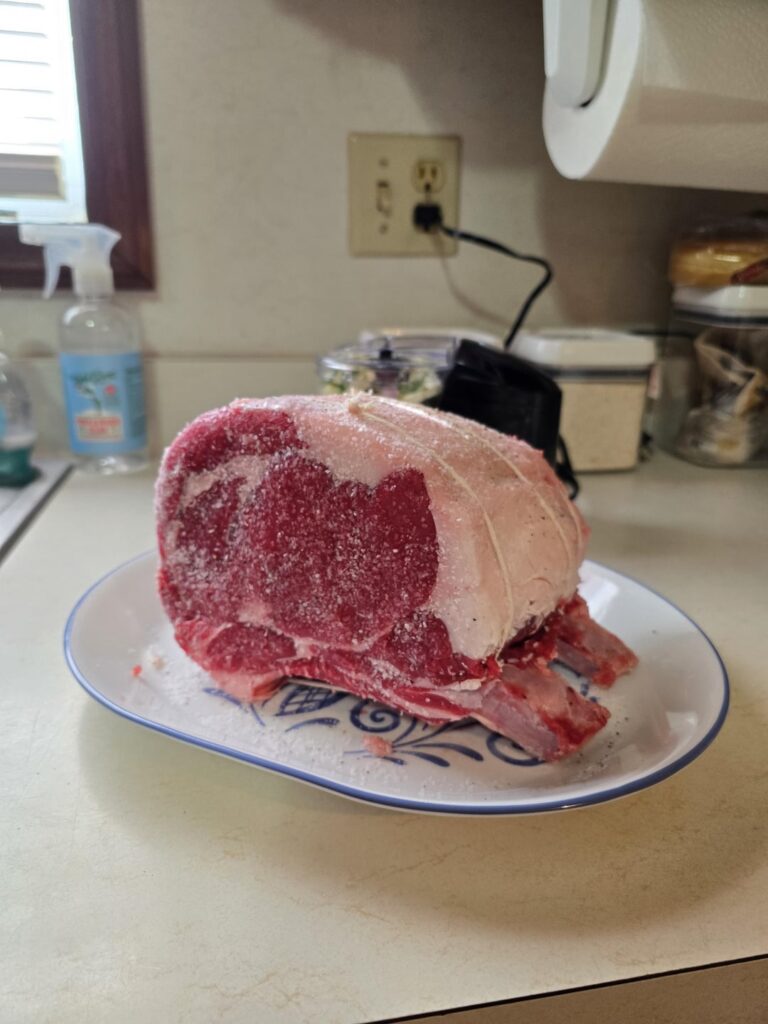 First Standing Rib Roast