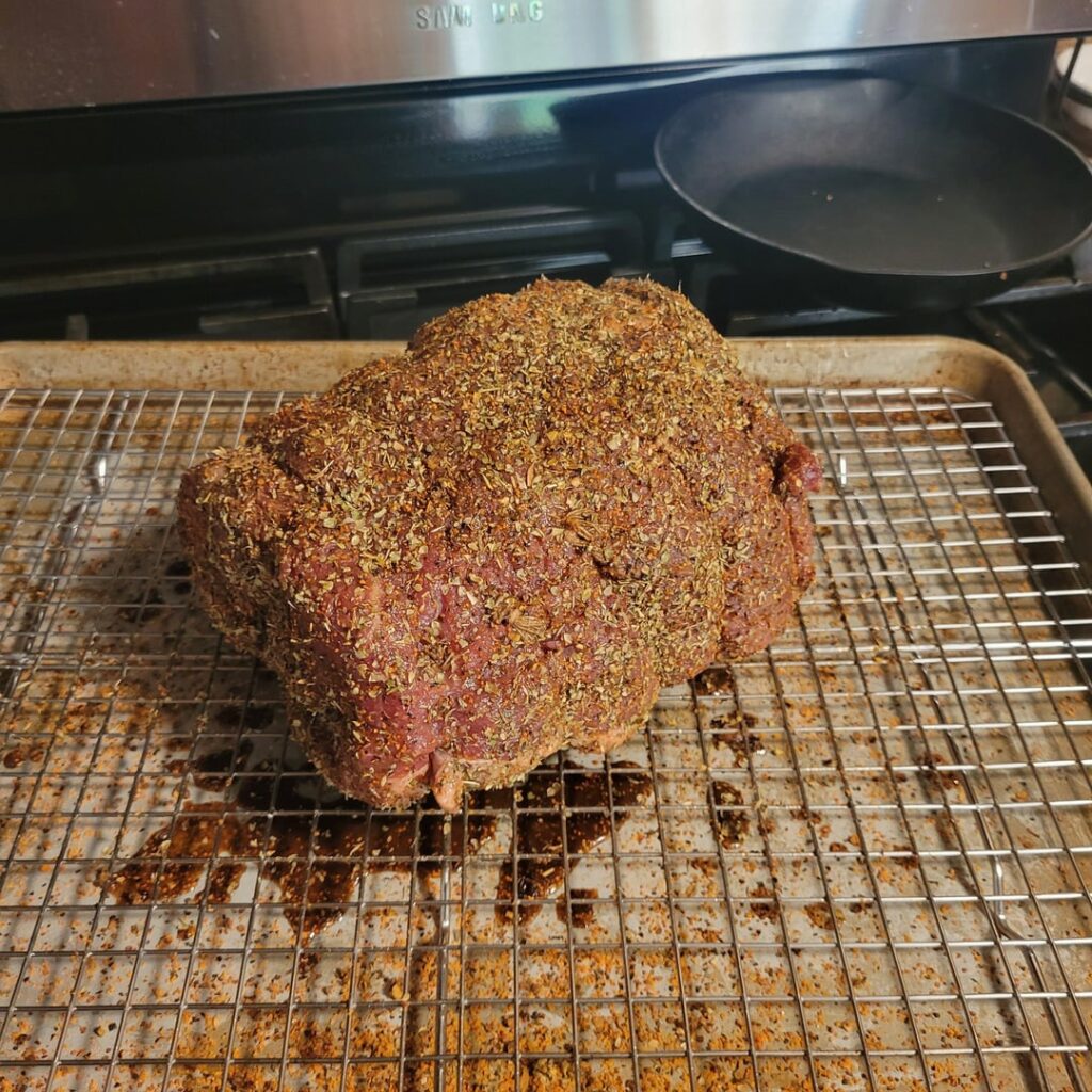 Smoked Rump Roast practice