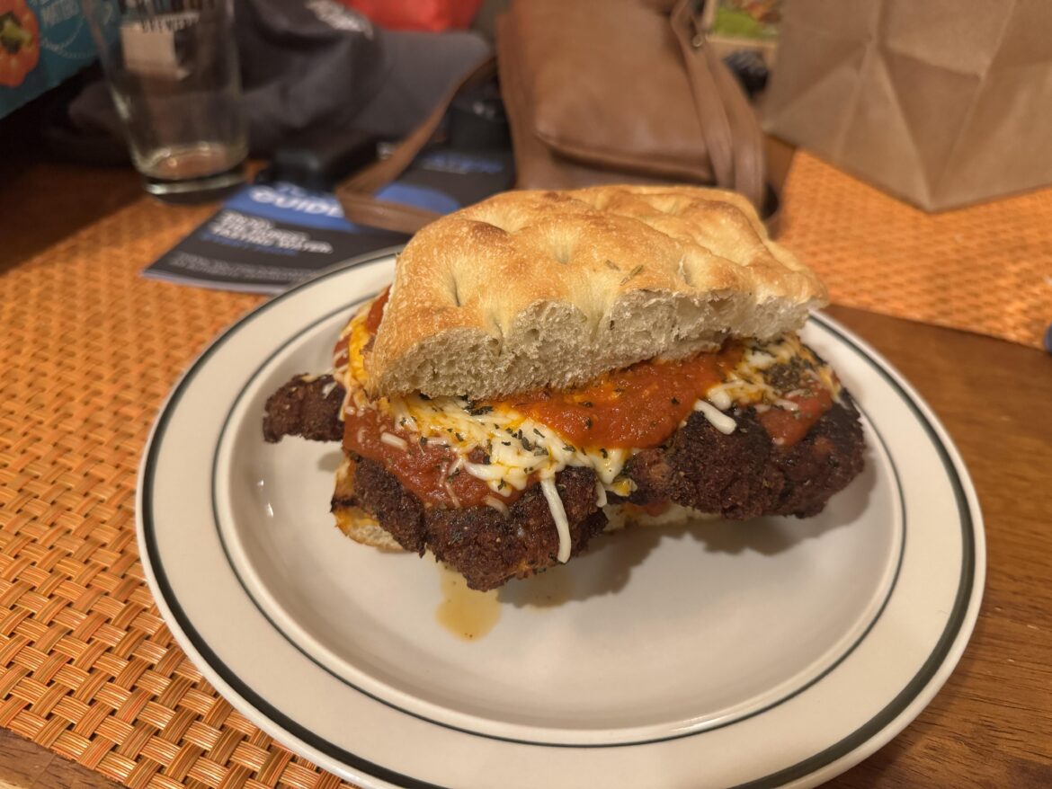 Chicken Parm on Rosemary Focaccia