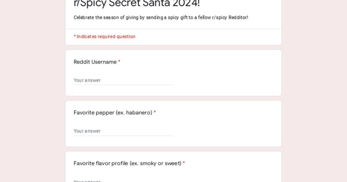 Let's do an r/spicy Secret Santa!