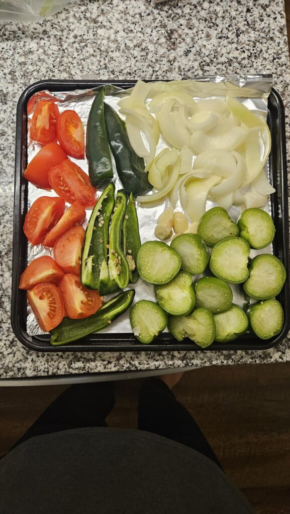 Red and green salsa!