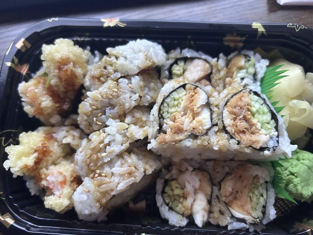 I ordered takoyaki…