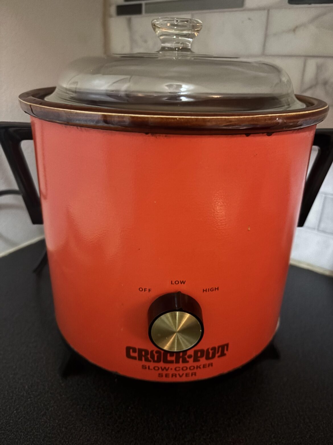 Broke out The Classic to serve up some hot apple cider.