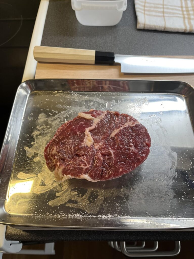 16yo cook, Ribeye.