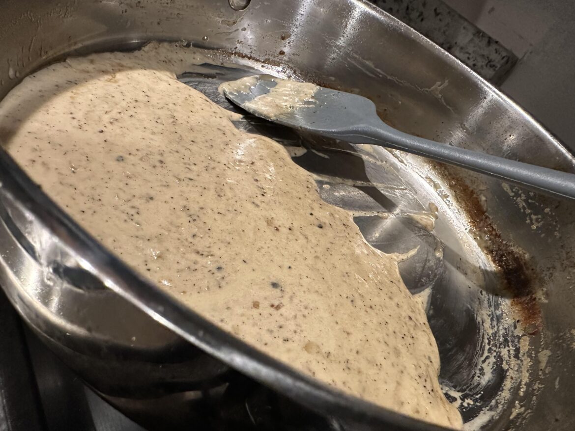 Made a version of the Steak au Poivre recipe tonight and I am OBSESSED with this sauce