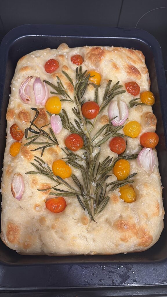 First time focaccia
