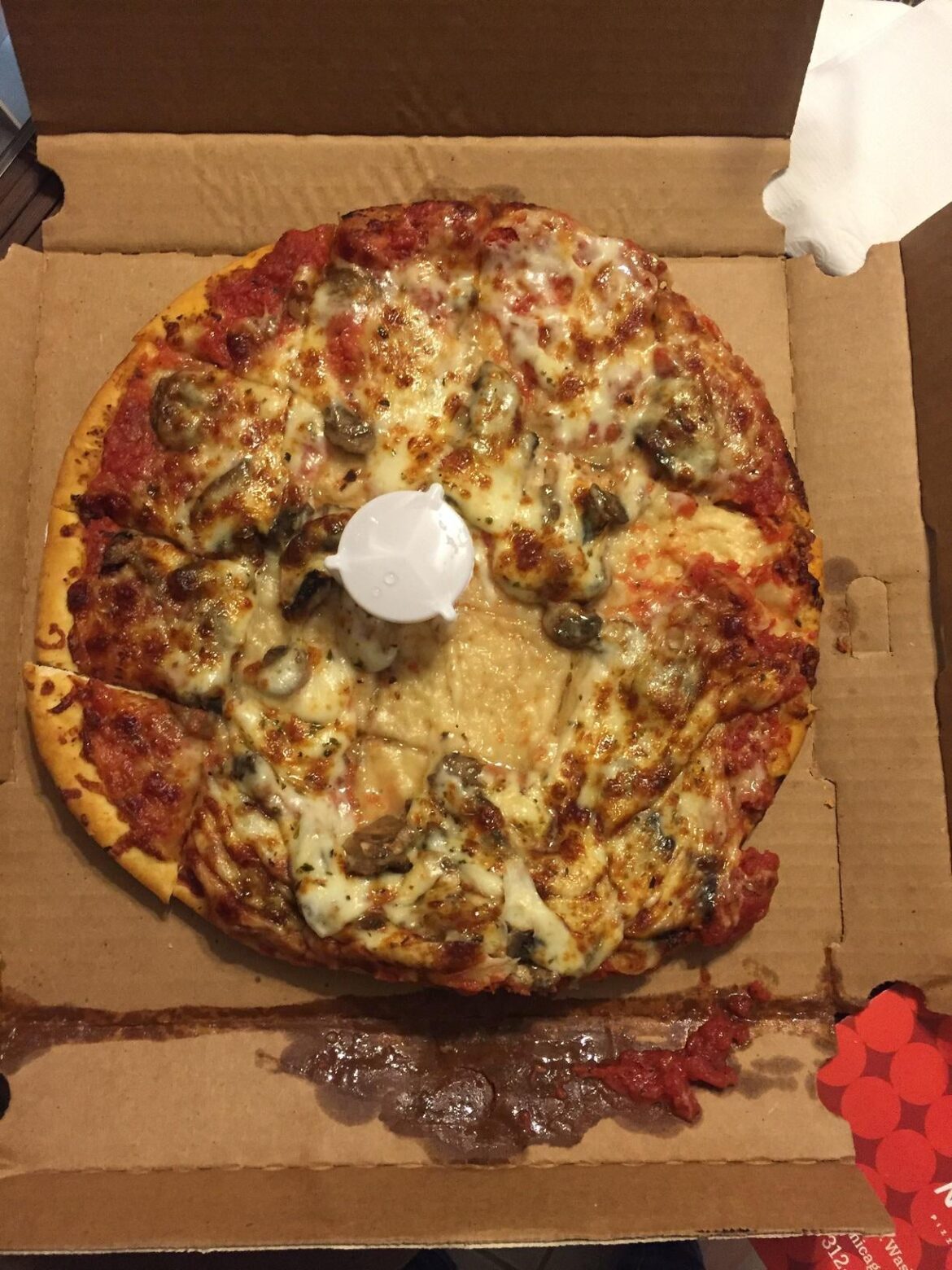 First time ever ordering Doordash and my pizza was delivered sideways. That was the last time I ever used Doordash